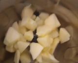 A picture of step 1 of Dragon apple smoothie.
