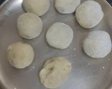 A picture of step 3 of Dried Cranberries stuffed Farali Pattice. (Vrat Special).