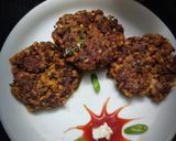 A picture of step 5 of Green Moong Soya Kebabs.