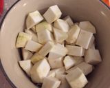 A picture of step 2 of Creamy Celeriac Mash.