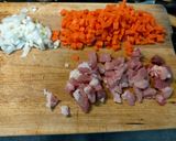 Foto del paso 2 de la receta: Sopa noodles con verduras y carne