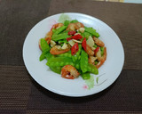 澎湖火燒蝦炒碗豆(簡單料理)的食譜步驟5照片