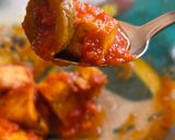 Foto del paso 4 de la receta: Tofu en salsa de tomate comercial 🥫incluyo análisis de etiqueta 🍅 🫒Festejo vegano