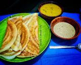 A picture of step 7 of Masala dosa.