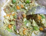 A picture of step 3 of Jawar mint khichadi. (Sorghum).