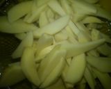 A picture of step 4 of Fries aka chipo.