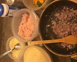 A picture of step 2 of Toasted Bread Kibbeh with Bulgur.