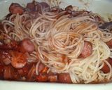 Foto del paso 2 de la receta: Fideos con salsa salchichera
