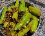 Bharli Mirchi - Stuffed Green Chillies Maharashtrian style recipe step 4 photo