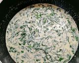 Gluténmentes spenótfőzelék recept fázis 3 fotója