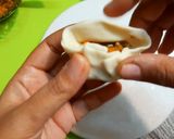 A picture of step 8 of DEVIL MOMOS | SPICY VEGETABLE MOMO IN Chilli GARLIC SAUCE.