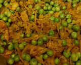 बंदगोभी मटर की सब्जी(Bandgobhi matar ki sabzi recipe in Hindi) रेसिपी चरण 5 फोटो