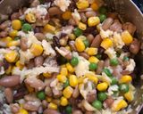 A picture of step 4 of What’s in the cupboard vegetable pies.