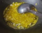 A picture of step 2 of Aloo brinjal.