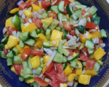 A picture of step 4 of Mango Salsa.