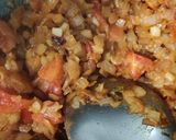 A picture of step 2 of Veg cheese bhurji.
