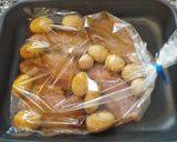 Foto del paso 4 de la receta: Filetes de jamón de cerdo con patatas al horno con sazonador