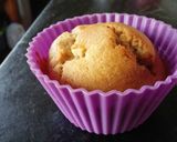 A picture of step 7 of Banana bread muffins.