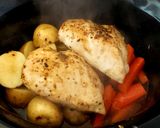 A picture of step 8 of My One Pan Lemon Pepper Chicken Meal #1Potrecipe #Dinner.