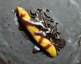 Foto langkah ke 5 dari resep Dadar Gulung Pisang Coklat.
