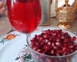 A picture of step 3 of Pomegranate spritzer alcohol free.
