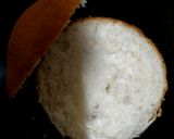 A picture of step 2 of Cheesy Egg with Baked Bread Bowl.