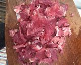 รูปขั้นตอนการทำที่ 1 ของ หมูผัดคึ่นช่าย (ขึ้นฉ่าย)