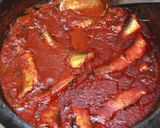 A picture of step 5 of Fish curry.