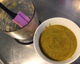 Une image de l'étape 7 de Sauce salade au citron confit, pesto de fanes epicé et melfor.