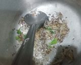 A picture of step 5 of Aloo Palak Puri with Chana Masala jhor.