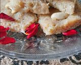 A picture of step 5 of Coconut mawa burfi.