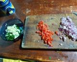 Foto del paso 1 de la receta: Mi salsa caruso, con moñitas