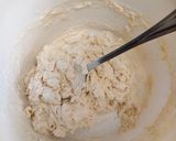 A picture of step 1 of Baguette style bread.
