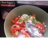 A picture of step 2 of Tomato, Carrot and Cucumber Salad.