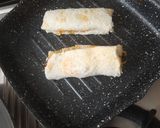A picture of step 4 of Bread Maggi roll.