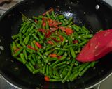 Foto langkah ke 3 dari resep Kacang Panjang Terong Tahu Tempe Pedas Manis.