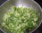 A picture of step 1 of Spinach Cheese Bullets.