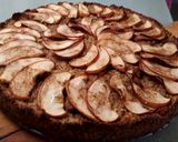 Almás, zabpelyhes pite (diétás) recept fázis 4 fotója