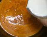 A picture of step 5 of Shahi paneer with paratha.