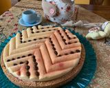 Foto del passaggio 14 della ricetta ☕️Crostata frolla al caffè, namelaka alla nocciola e crema leggere alla vaniglia☕️