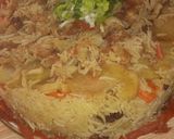 A picture of step 7 of Maqluba with Cauliflower.