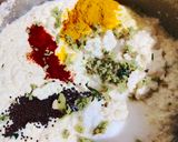 A picture of step 1 of Rawa chila.