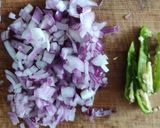 A picture of step 2 of Egg with brahmi leaves subji.