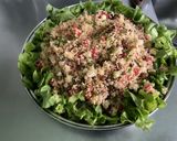 Une image de l'étape 25 de Taboulé aux tomates, légumes, raisins, herbes et épices.
