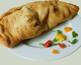 A picture of step 6 of Calzone.