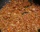 A picture of step 2 of Tagliatelle alla bolognese.