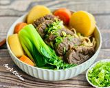 A picture of step 8 of Braised Beef Noodle Soup (Double Bean Paste, No Soy Sauce).