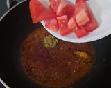 A picture of step 2 of Kadai paneer (jain).