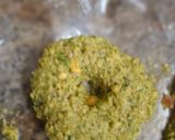 A picture of step 3 of Leftover moong dal and chana dal vada.