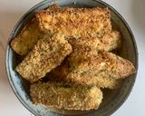 A picture of step 7 of Baked  Zucchini / Courgette Fries / Chips  #paleo #vegetarian #quick #healthy.